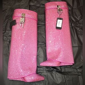 Givenchy Strass Sharklock Boots